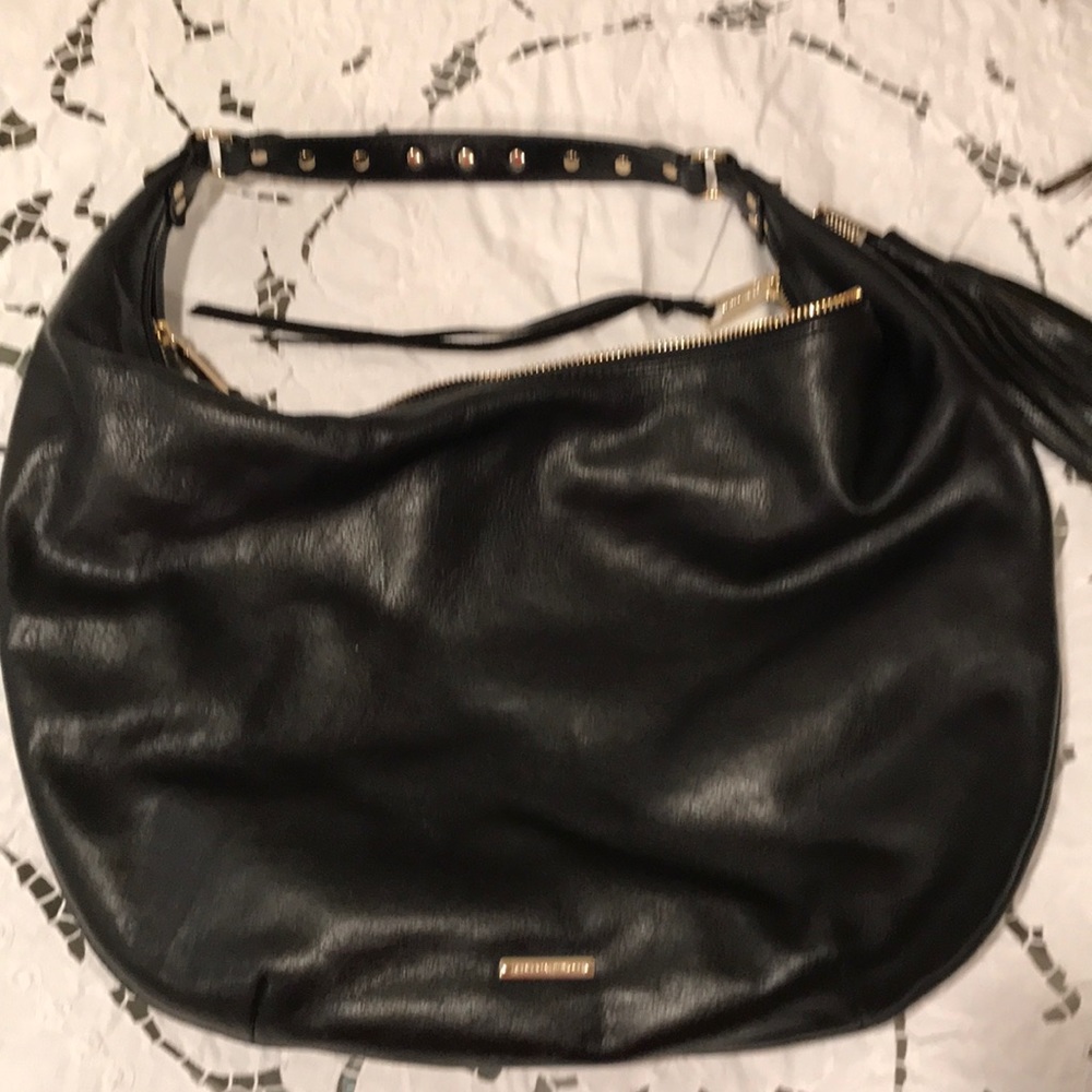 REBECCA MINKOFF Black Leather Purse